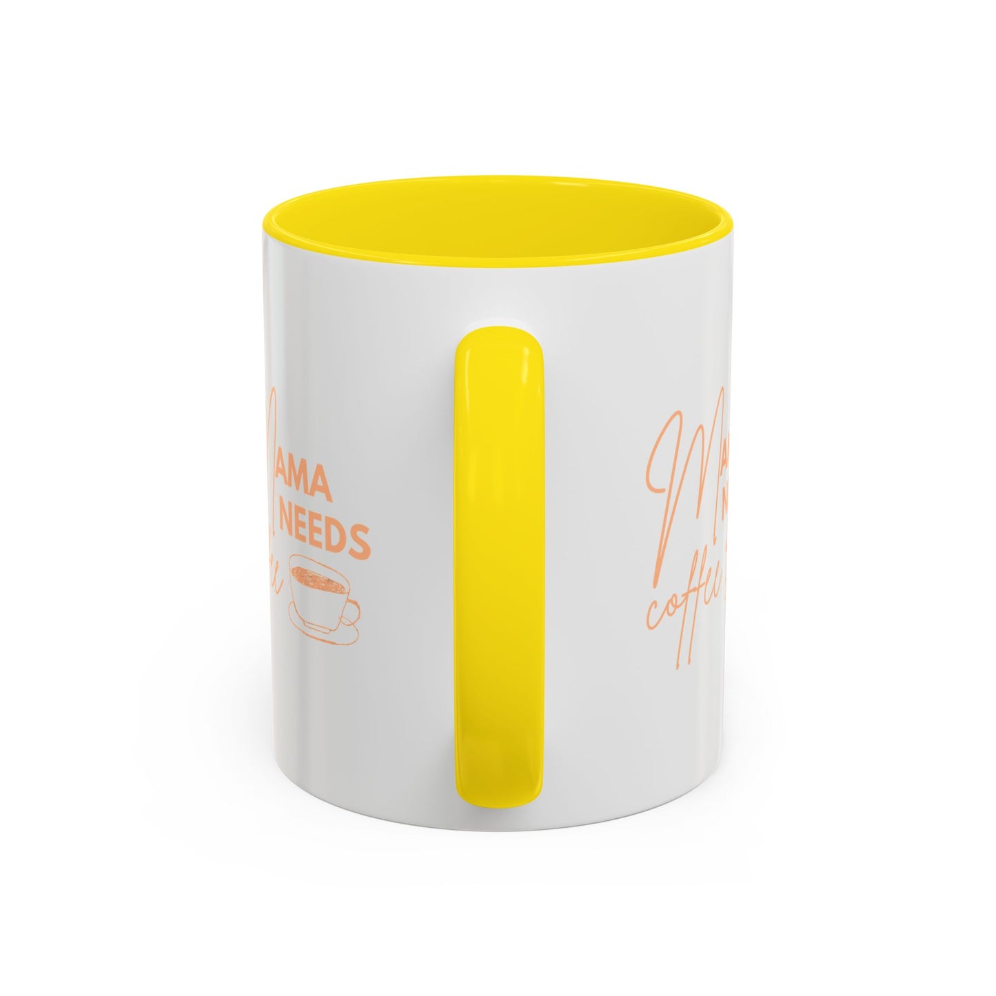 Mama Needs Coffee Accent Mug - Perfect for Coffee Lovers & Gifts