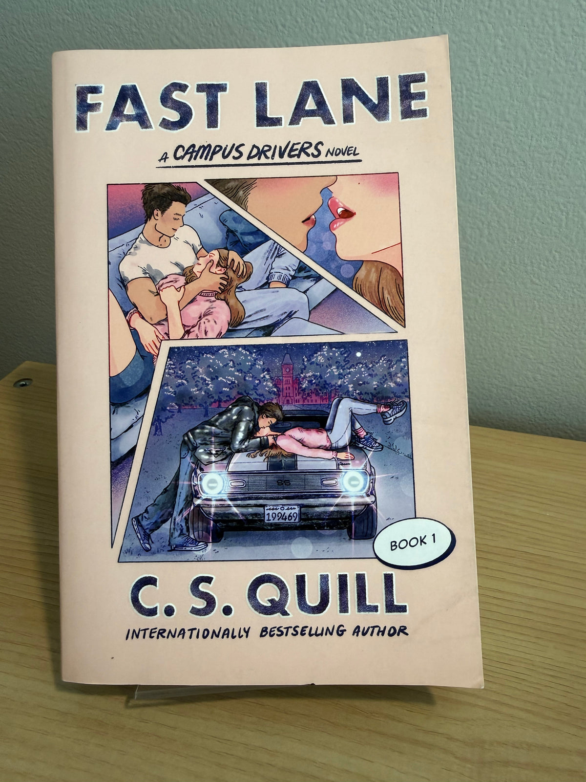 The book cover of 'Fast Lane: A Campus Drivers Novel' by C.S.