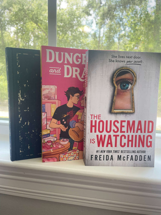 Berry Bookish Sisters July book box – Great Expectations, Dungeons and Drama, The Housemaid Is Watching