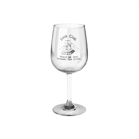 Book Club Wine Glass