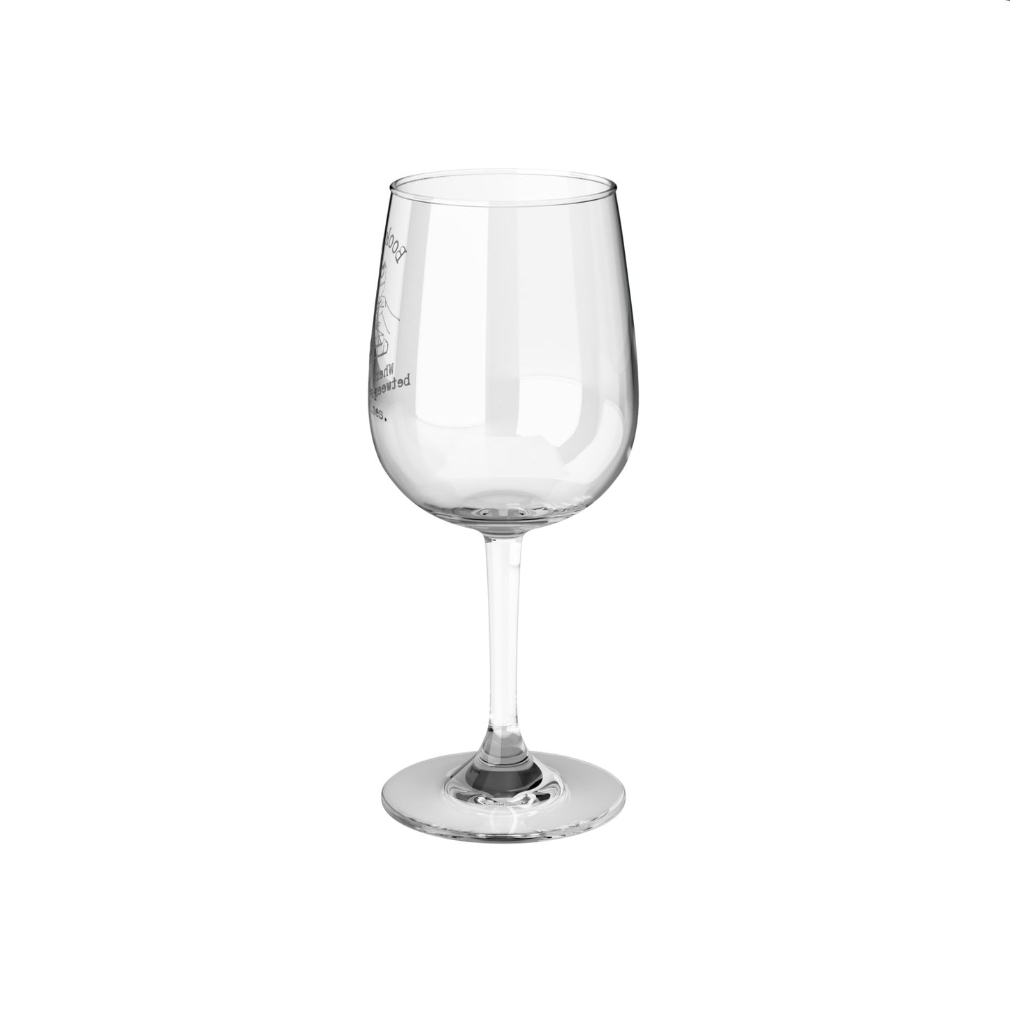 Book Club Wine Glass