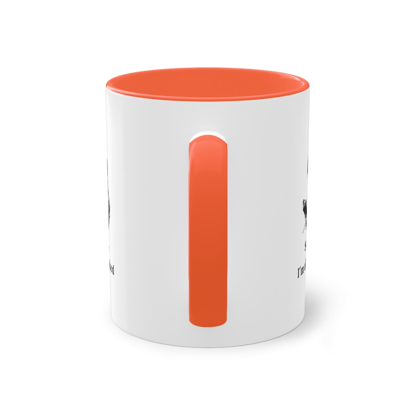 I'm All Booked Coffee Mug — Two-Tone 11oz Book Lover Mug