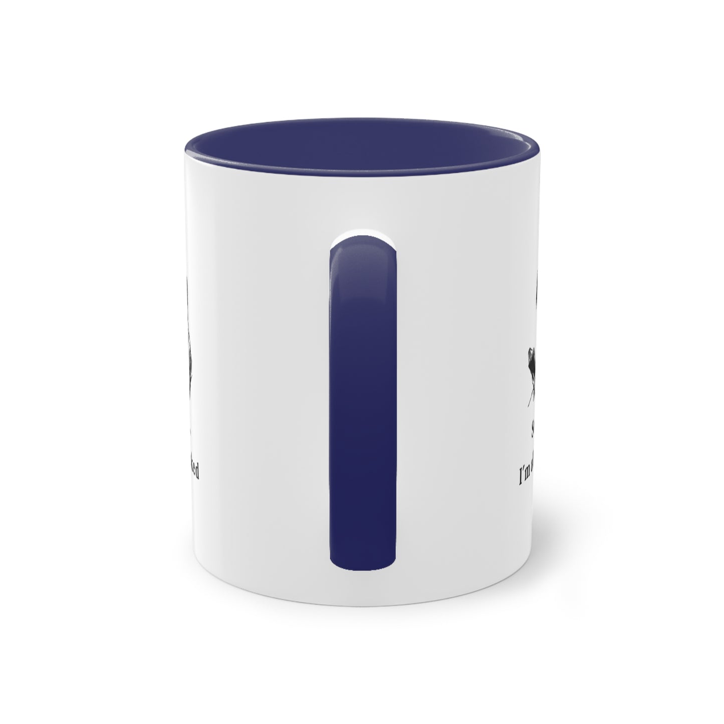 I'm All Booked Coffee Mug — Two-Tone 11oz Book Lover Mug