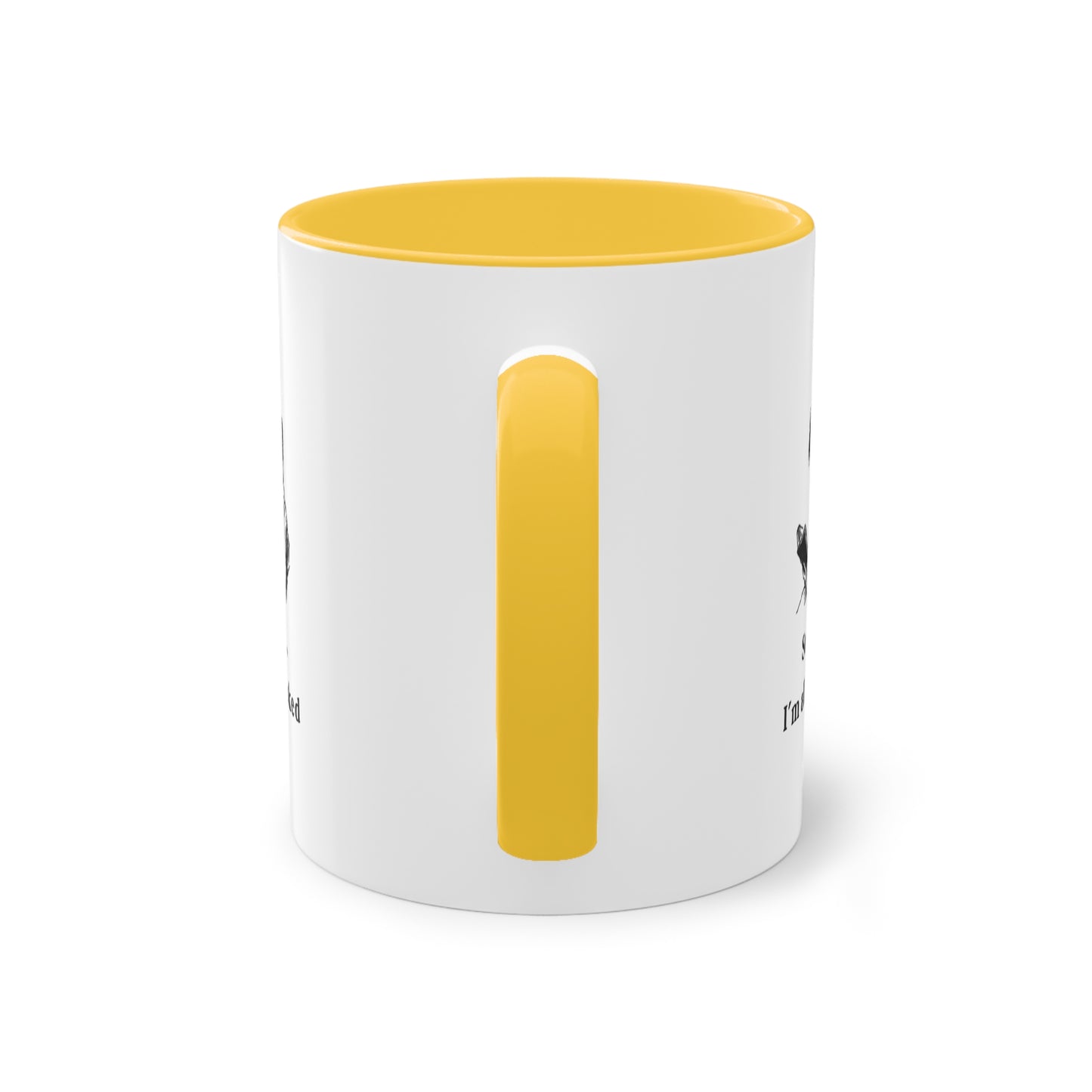 I'm All Booked Coffee Mug — Two-Tone 11oz Book Lover Mug