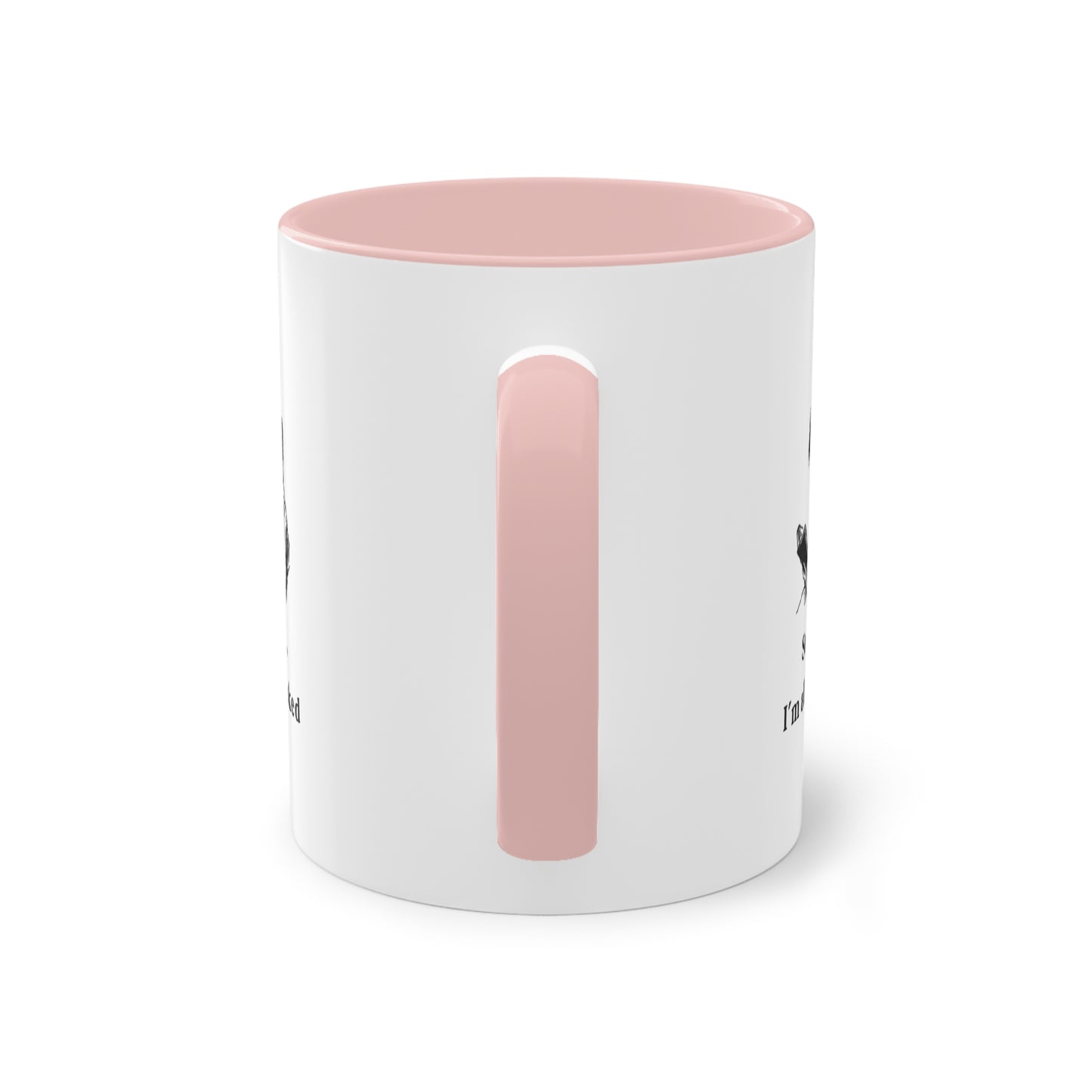I'm All Booked Coffee Mug — Two-Tone 11oz Book Lover Mug