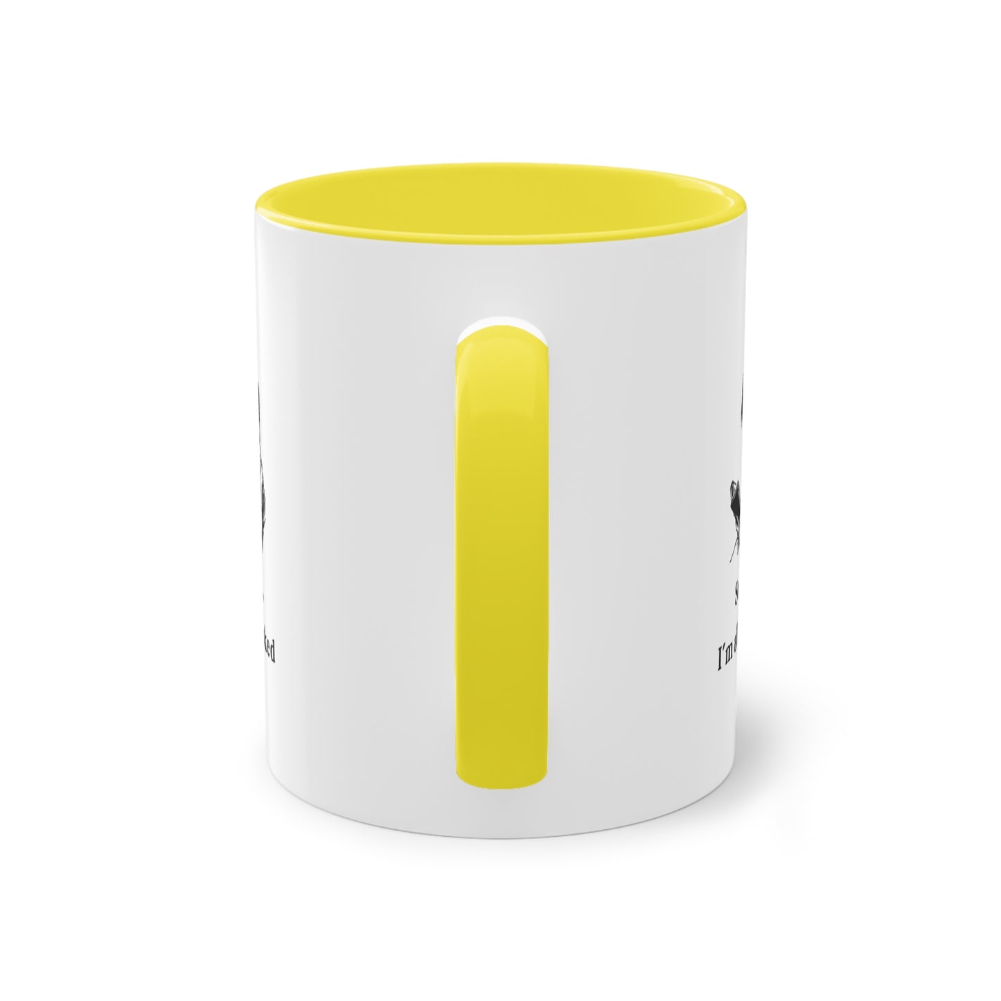 I'm All Booked Coffee Mug — Two-Tone 11oz Book Lover Mug