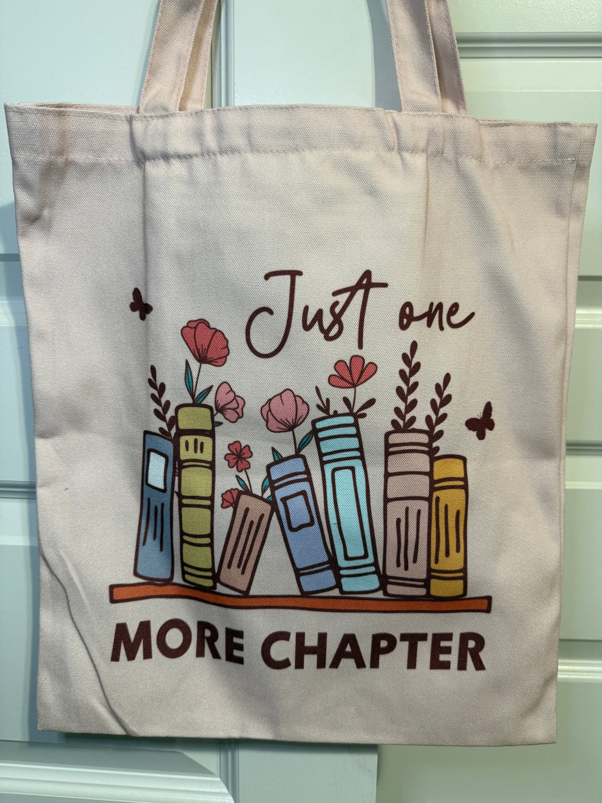 One More Chapter Canvas Book Tote