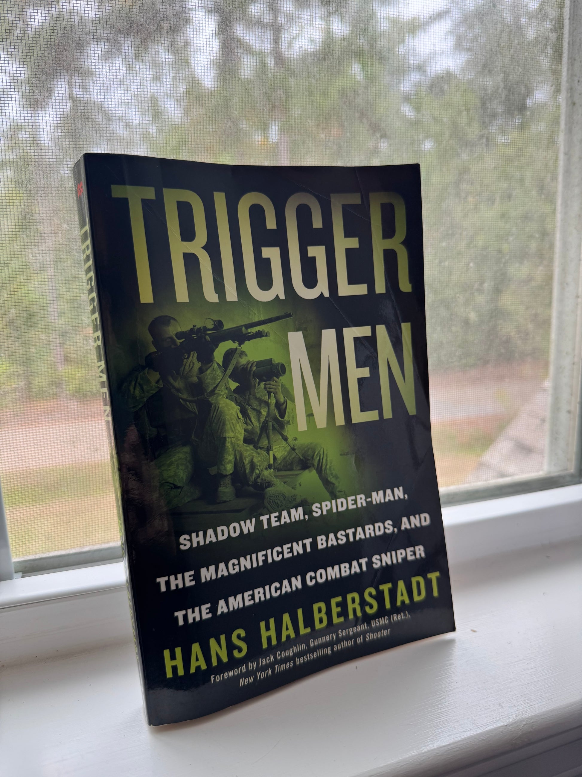 Book titled 'Trigger Men' by Hans Halberstadt 