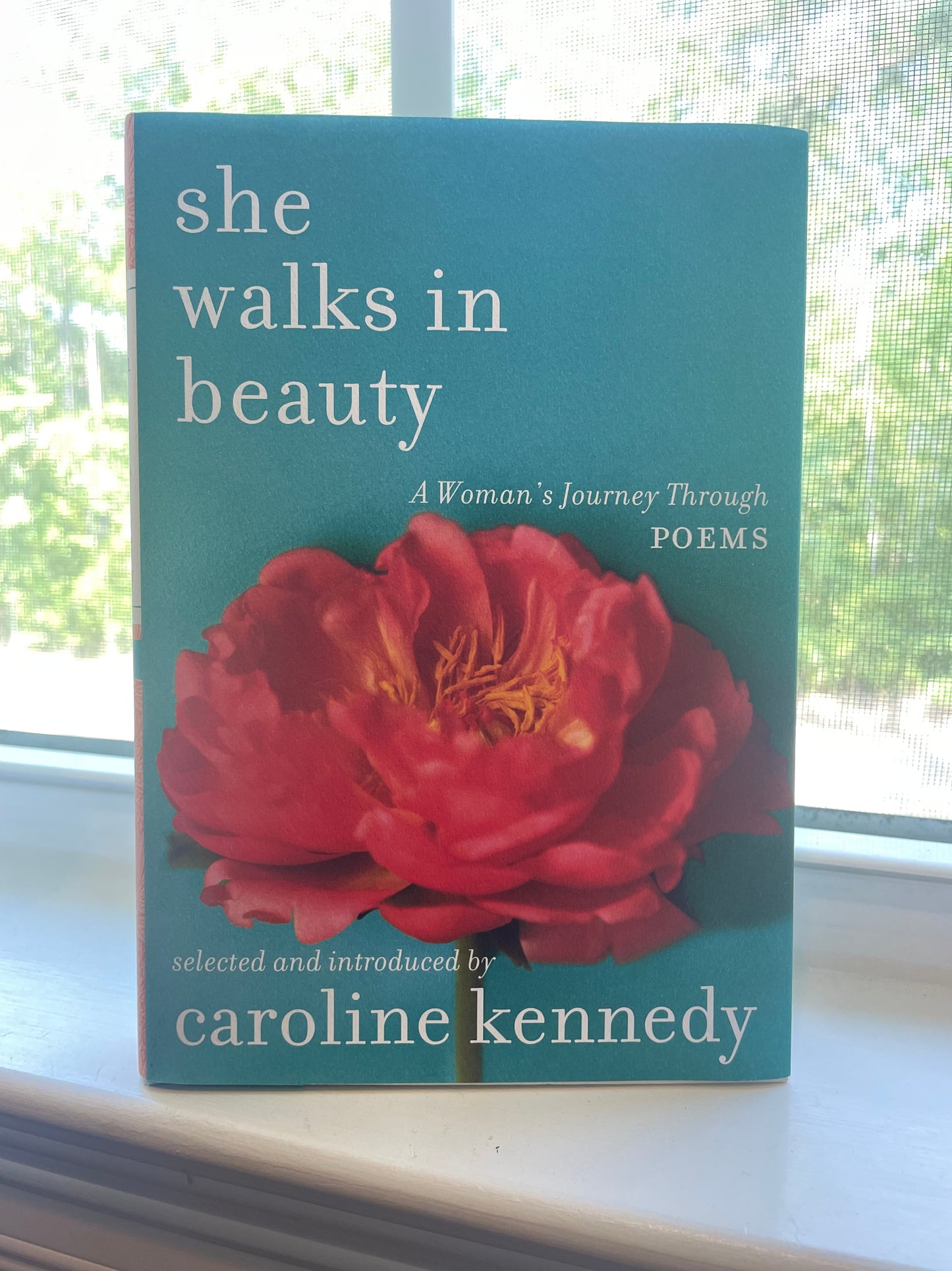 *USED* She Walks in Beauty by Caroline Kennedy